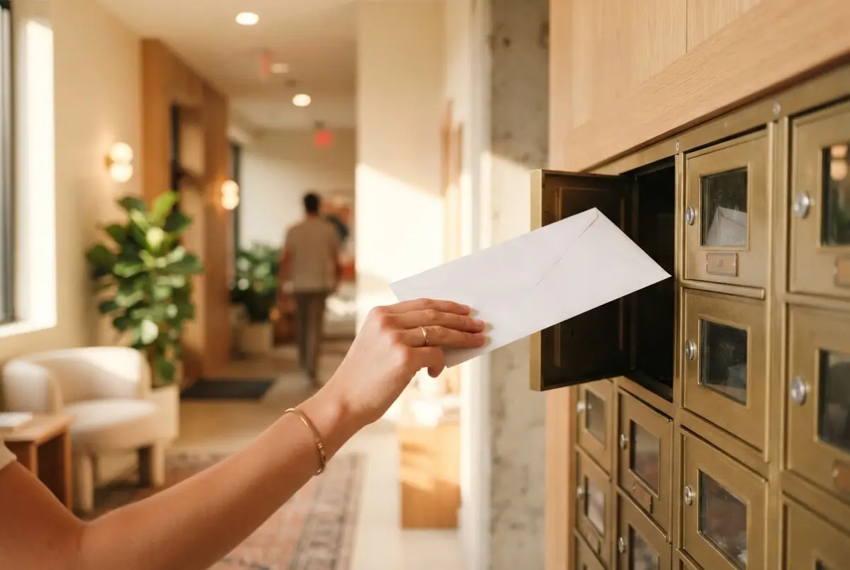 Le courrier du mois