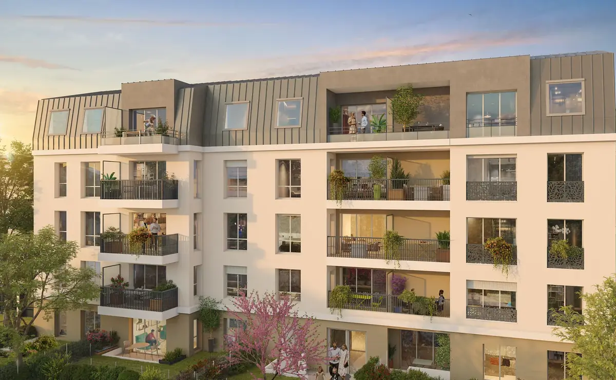 Résidence Le Discovery à Chennevières-sur-Marne, façade