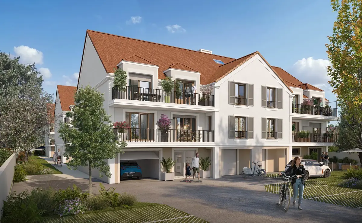 Résidence Les Seigneuries à Baillet-en-France, façade