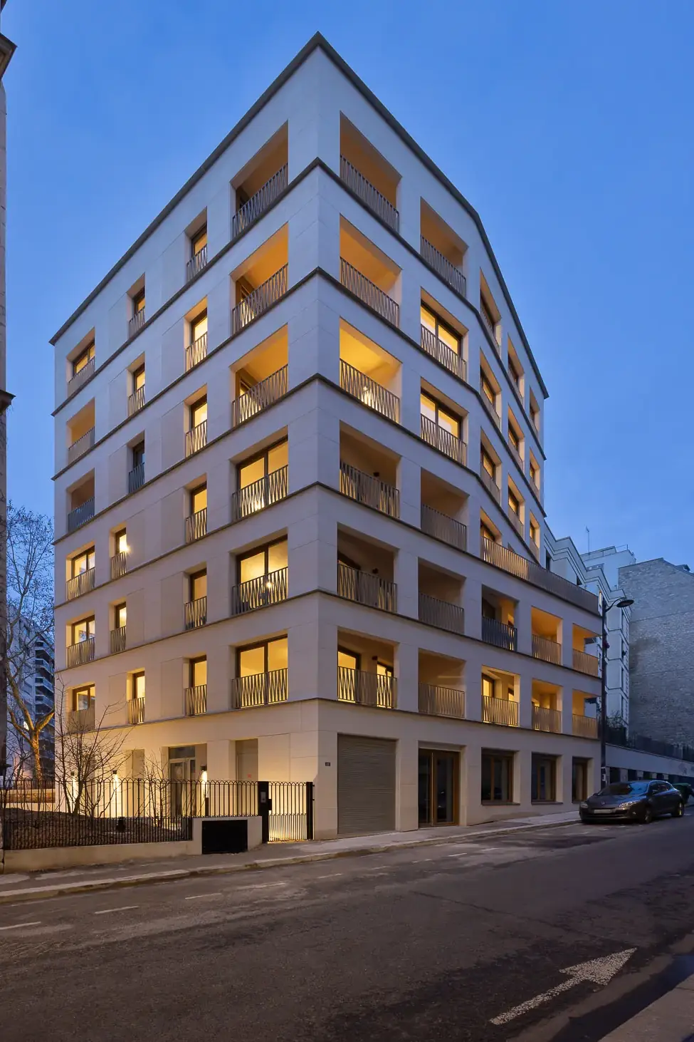Résidence Passage Saint-Mandé à Paris, façade
